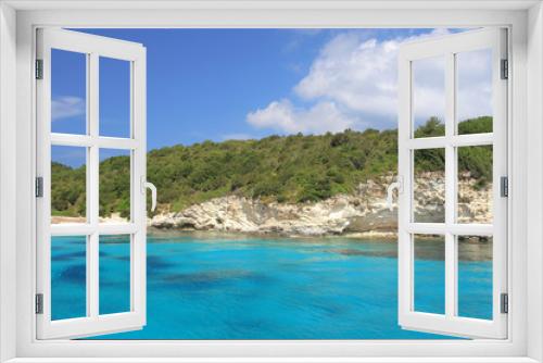 Fototapeta Naklejka Na Ścianę Okno 3D - anti Paxos island Greece