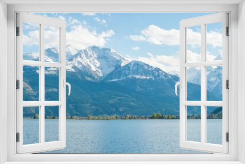 Fototapeta Naklejka Na Ścianę Okno 3D - Summer panorama of Zell am See