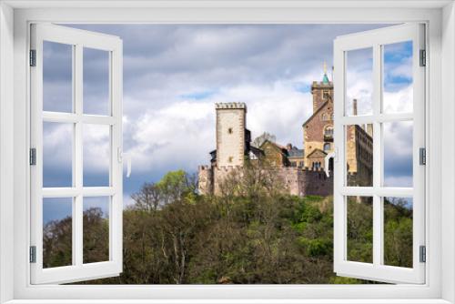 Fototapeta Naklejka Na Ścianę Okno 3D - Wartburg bei Eisenach (von Süden)