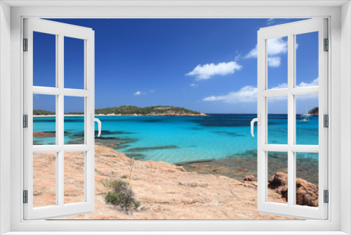 Fototapeta Naklejka Na Ścianę Okno 3D - Strand von Campomoro, Korsika