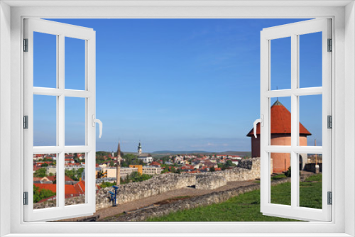 Fototapeta Naklejka Na Ścianę Okno 3D - view from Eger fortress Hungary