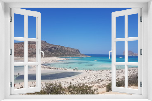Fototapeta Naklejka Na Ścianę Okno 3D - Balos Lagoon - Chania, Crete