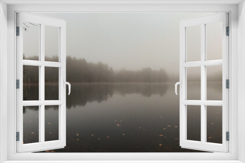 Fototapeta Naklejka Na Ścianę Okno 3D - Panorama fog