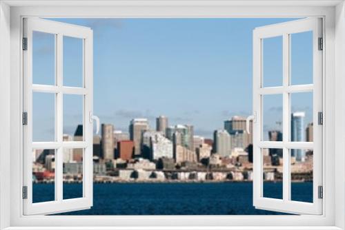 Fototapeta Naklejka Na Ścianę Okno 3D - Seattle Downtown panorama