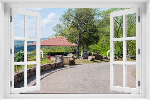 Fototapeta Naklejka Na Ścianę Okno 3D - Aerial Skyline of New Haven Connecticut from East Rock in Summer