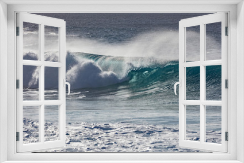 Fototapeta Naklejka Na Ścianę Okno 3D - The ocean keep from rushing to the shore