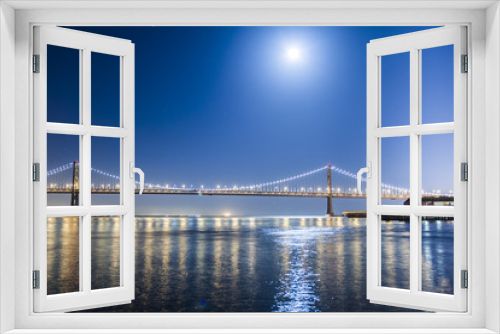 Fototapeta Naklejka Na Ścianę Okno 3D - Oakland Bay Bridge