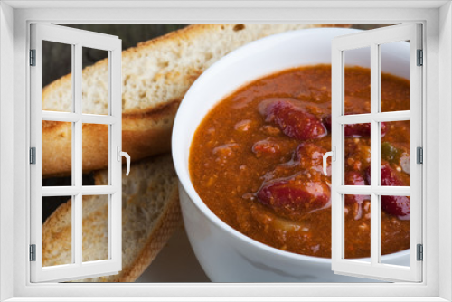 Fototapeta Naklejka Na Ścianę Okno 3D - A bowl of chili