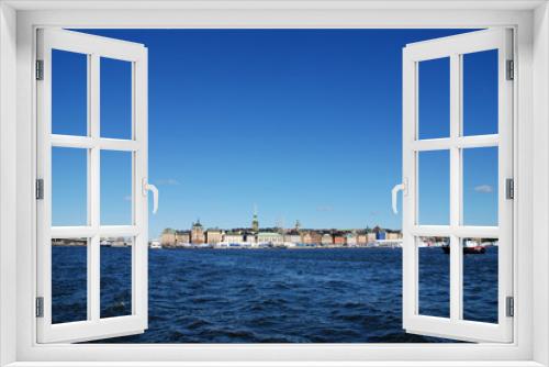 Fototapeta Naklejka Na Ścianę Okno 3D - Stoccolma dal mare