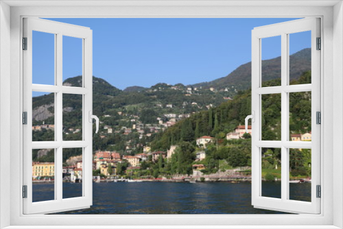 Fototapeta Naklejka Na Ścianę Okno 3D - Holidays in Varenna at Lake Como in summer, Lombardy Italy 