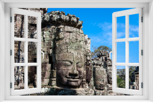 Fototapeta Naklejka Na Ścianę Okno 3D - Bayon Temple, Anghor