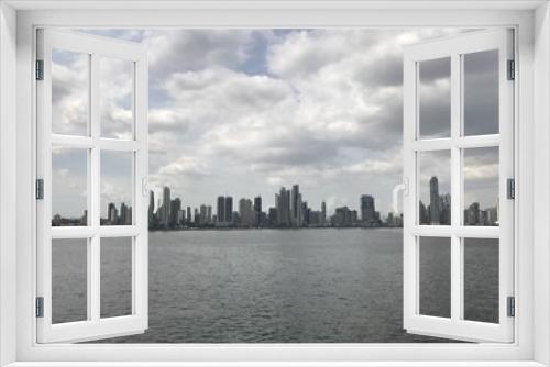 Fototapeta Naklejka Na Ścianę Okno 3D - Panama Skyline