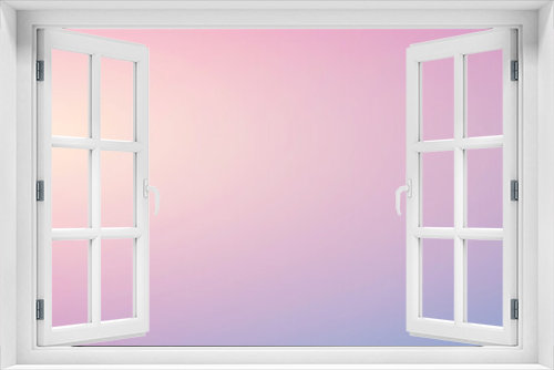 Smooth gradient background with pastel pink and blue colors.