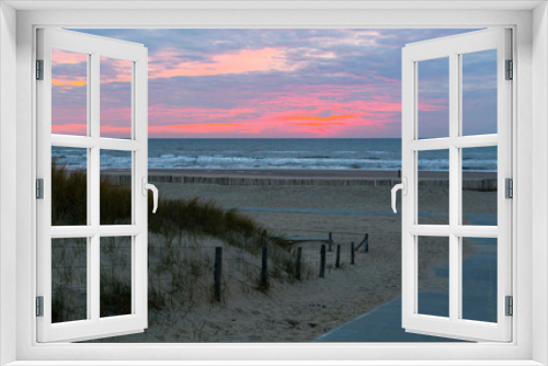 Fototapeta Naklejka Na Ścianę Okno 3D - Beach near Katwijk aan Zee