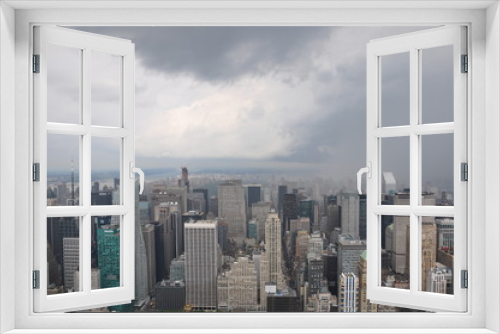 Fototapeta Naklejka Na Ścianę Okno 3D - New Yorkcity view