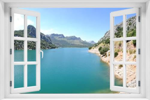 Fototapeta Naklejka Na Ścianę Okno 3D - Embassament des Gorg Blau - Mallorca