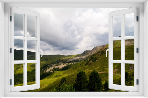 Fototapeta Naklejka Na Ścianę Okno 3D - Wolkenbildung in den südtiroler Alpen