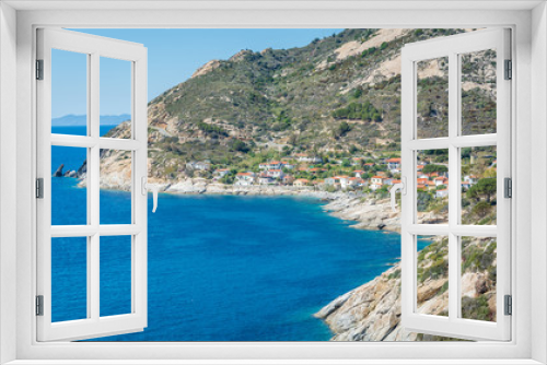 Fototapeta Naklejka Na Ścianę Okno 3D - Chiessi in Elba Island, Tuscany Italy