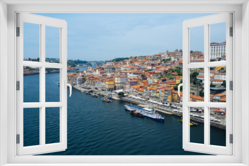 Portugal. Porto city. View of Douro river embankment