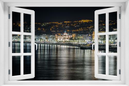 Fototapeta Naklejka Na Ścianę Okno 3D - Palais de la Méditerranée, Nice, Nocturne
