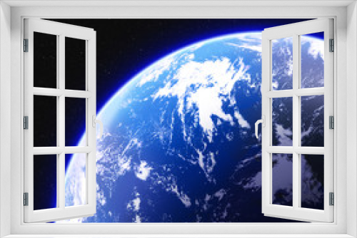Fototapeta Naklejka Na Ścianę Okno 3D - BLUE PLANET