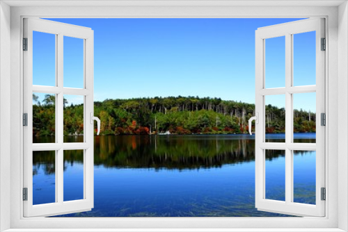 Fototapeta Naklejka Na Ścianę Okno 3D - 白駒の池