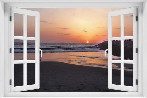 Fototapeta Naklejka Na Ścianę Okno 3D - Sunset at the Beach