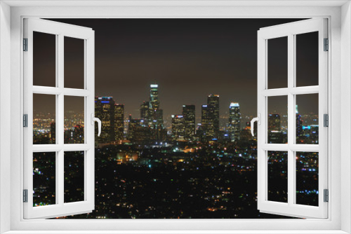 Fototapeta Naklejka Na Ścianę Okno 3D - Los Angeles at night