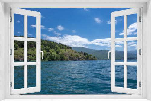 Fototapeta Naklejka Na Ścianę Okno 3D - Macedonia - Ohrid Lake - St. John Kaneo