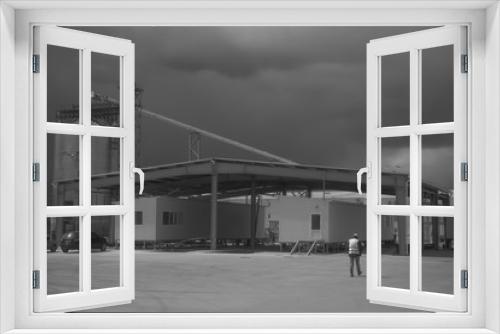 Fototapeta Naklejka Na Ścianę Okno 3D - chemical factory entrance