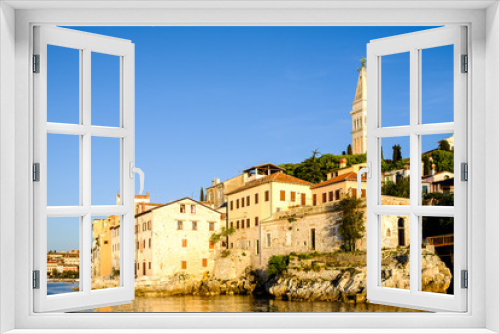 Fototapeta Naklejka Na Ścianę Okno 3D - old town rovinj - croatia