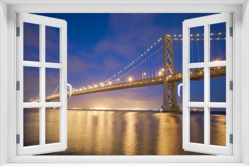 Fototapeta Naklejka Na Ścianę Okno 3D - San Francisco Bay Bridge