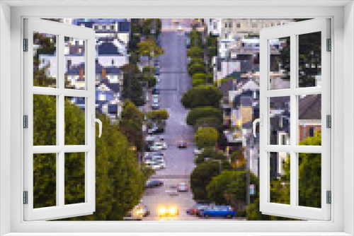 Fototapeta Naklejka Na Ścianę Okno 3D - San Francisco street