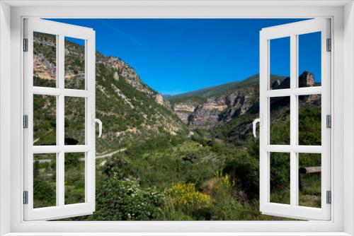 Fototapeta Naklejka Na Ścianę Okno 3D - Berge im Drome