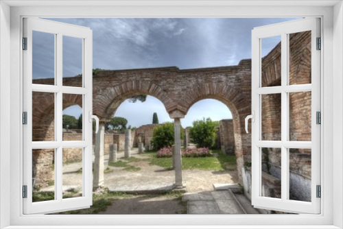 Fototapeta Naklejka Na Ścianę Okno 3D - Ostia - ancient harbor of Rome