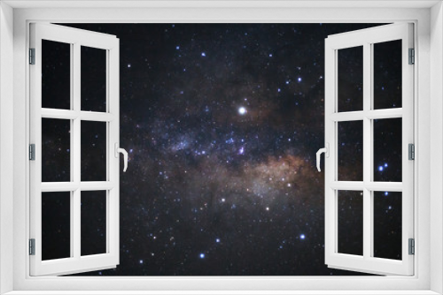 Fototapeta Naklejka Na Ścianę Okno 3D - The center of the milky way galaxy,Long exposure photograph, with grain
