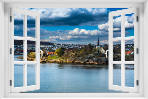 A Beautiful View to the Norwegian town