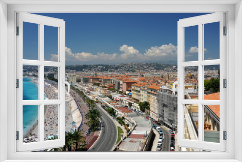 Fototapeta Naklejka Na Ścianę Okno 3D - NIzza Promenade des Anglais