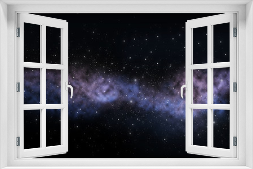 Fototapeta Naklejka Na Ścianę Okno 3D - stars or galaxy in night sky