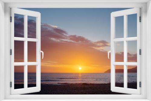 Fototapeta Naklejka Na Ścianę Okno 3D - beautiful sea sunset