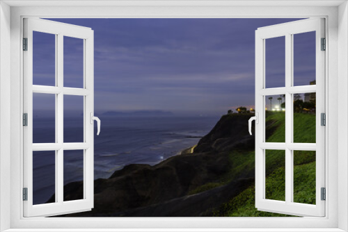 Fototapeta Naklejka Na Ścianę Okno 3D - Miraflores Lighthouse