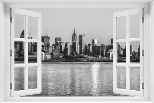 Fototapeta Naklejka Na Ścianę Okno 3D - NYC black and white