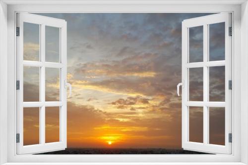 Fototapeta Naklejka Na Ścianę Okno 3D - velvet brilliant sky