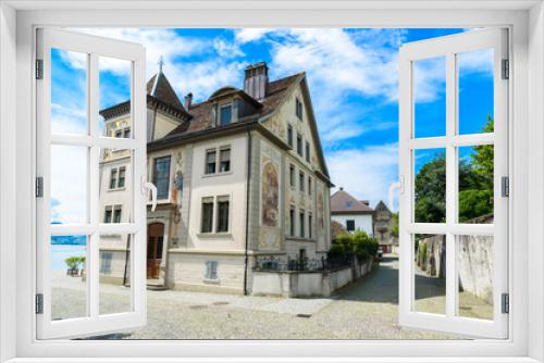 Fototapeta Naklejka Na Ścianę Okno 3D - Rapperswil City at lake Zuerich, Switzerland - travel destination in Europe