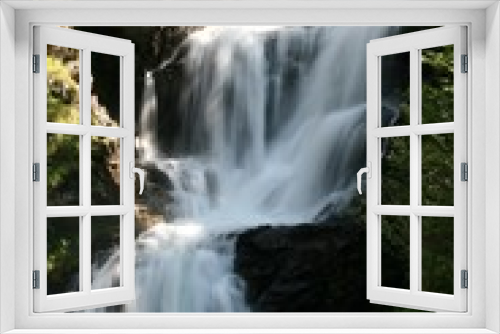 Fototapeta Naklejka Na Ścianę Okno 3D - Wasserfall in Schladming