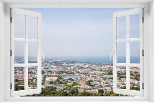 View of the city from the view point of Hua Hin