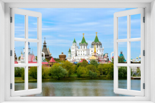 Fototapeta Naklejka Na Ścianę Okno 3D - Panoramic view of Izmailovo Kremlin