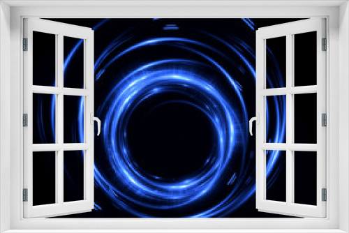 Fototapeta Naklejka Na Ścianę Okno 3D - Abstract background. luminous swirling. Elegant glowing circle. .Sparking particle. Space tunnel. Glossy jellyfish. Colorful ellipse. Glint sphere