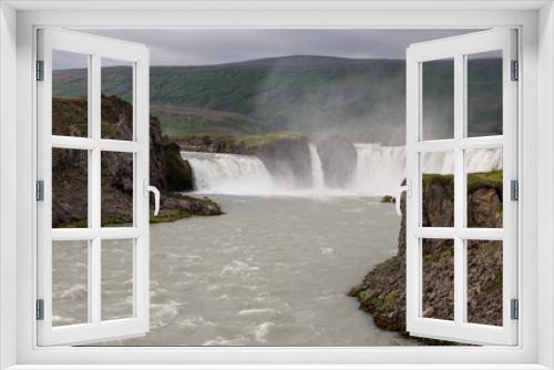 Fototapeta Naklejka Na Ścianę Okno 3D - Godafoss auf Island