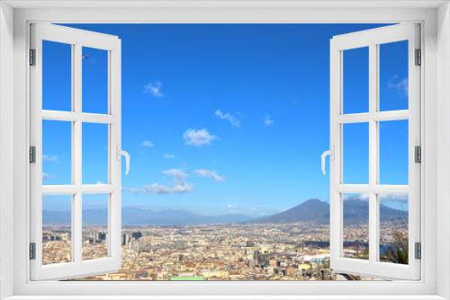 Fototapeta Naklejka Na Ścianę Okno 3D - Naples, Italy: city view